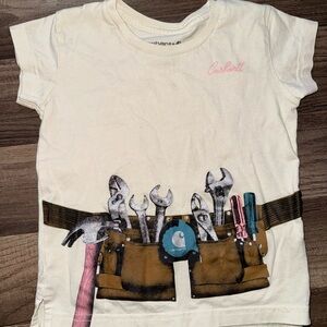 Carhartt Kids White Tool Belt Graphic Tee
